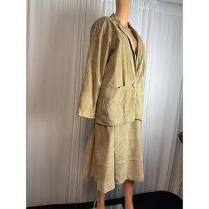 Vintage La Vogue suede jacket and skirt women’s  Small